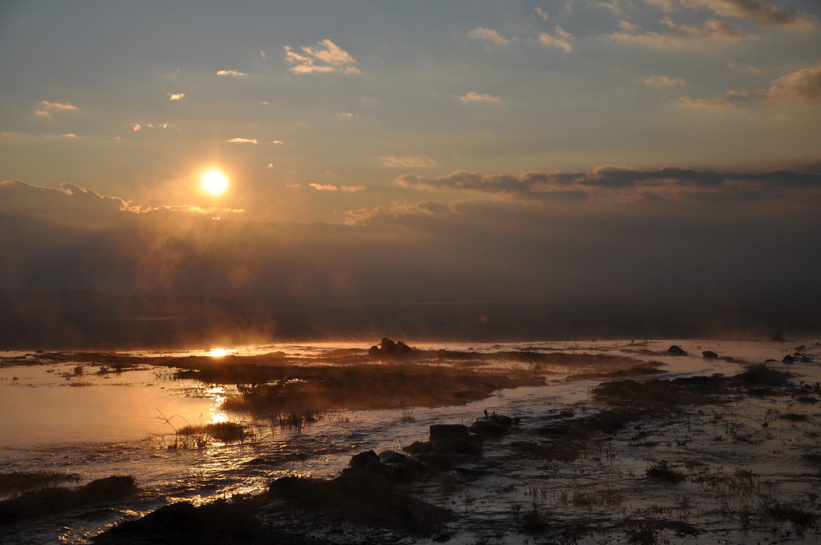 Sonnenuntergang bei Pamukkale