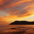 Sonnenuntergang bei Peguera auf der Insel Mallorca