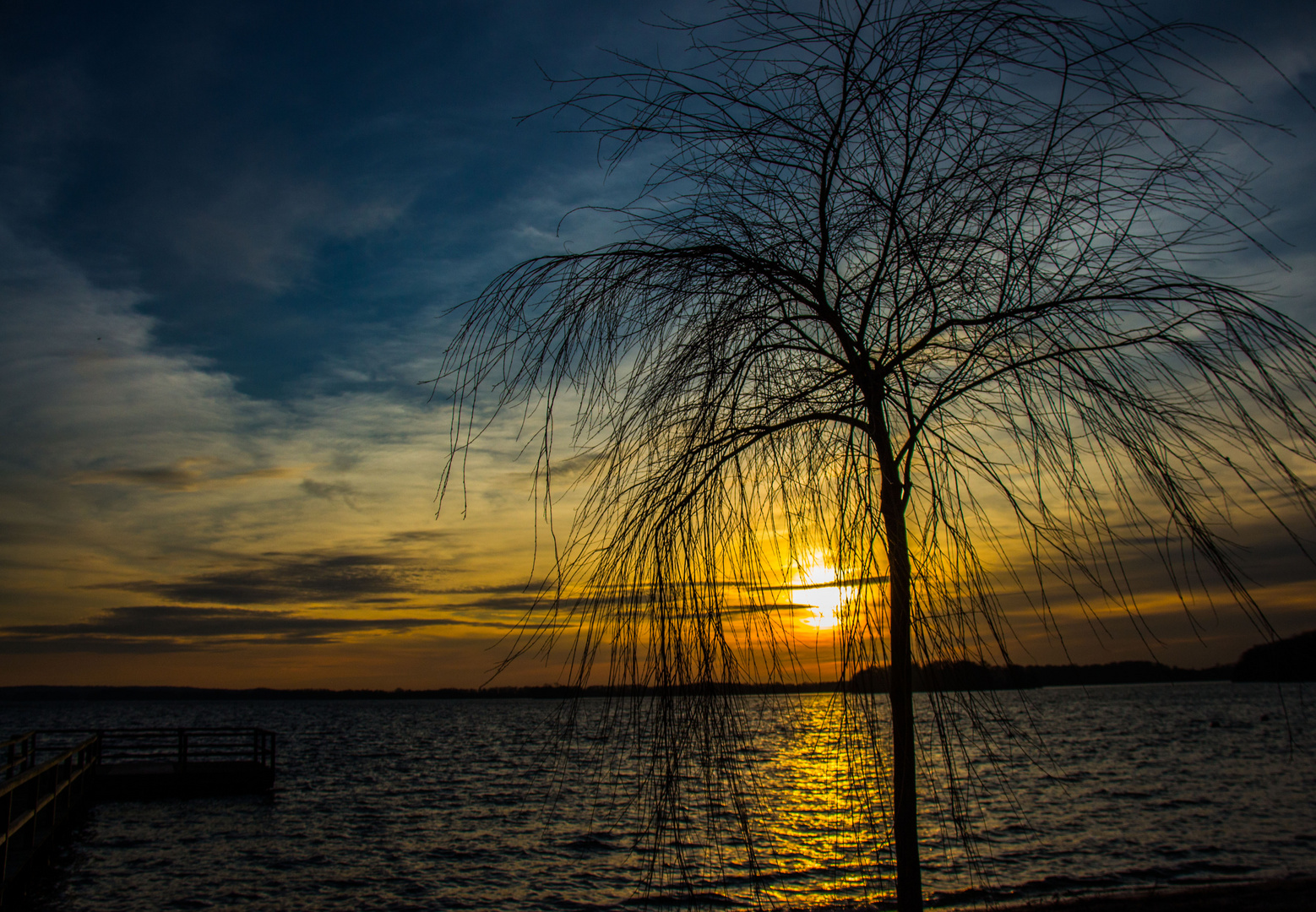 Sonnenuntergang bei Plöner See teil.3