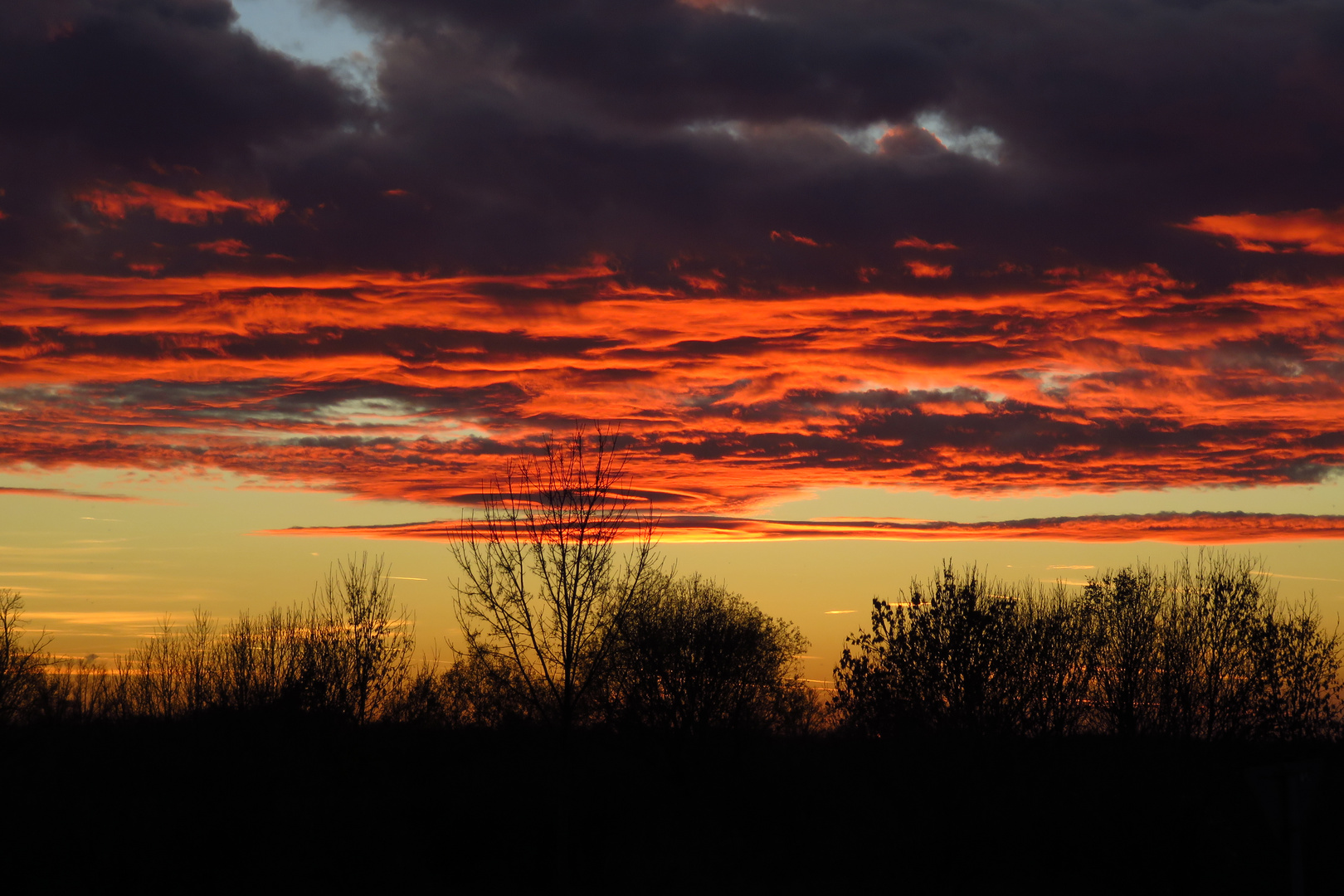 Sonnenuntergang bei Rackwitz