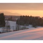 Sonnenuntergang bei Reutberg