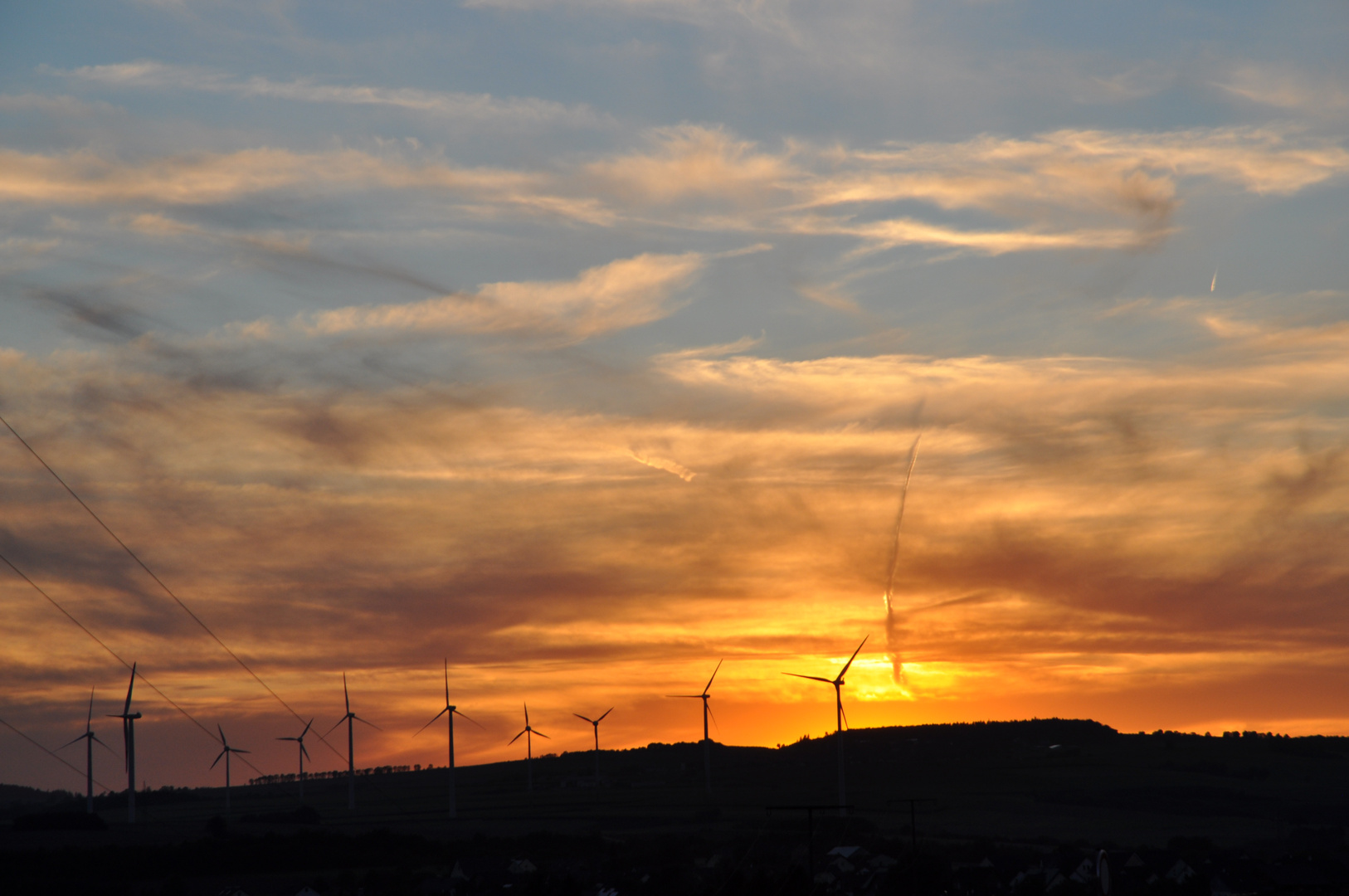 Sonnenuntergang bei Roes