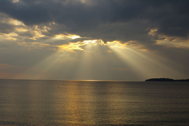 Sonnenuntergang bei Rovinj