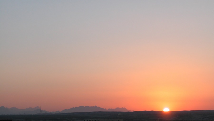 Sonnenuntergang bei Safarga