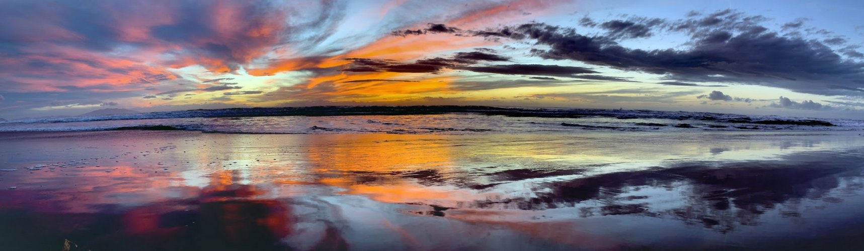 Sonnenuntergang bei San Vincenzo, Toskana