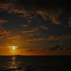 Sonnenuntergang bei Sandy Island - Anguilla