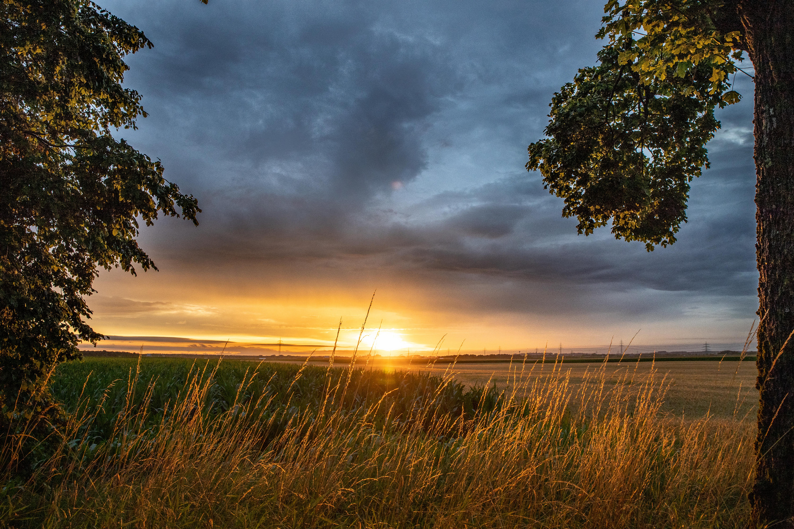 Sonnenuntergang bei Schlechtwetter 1