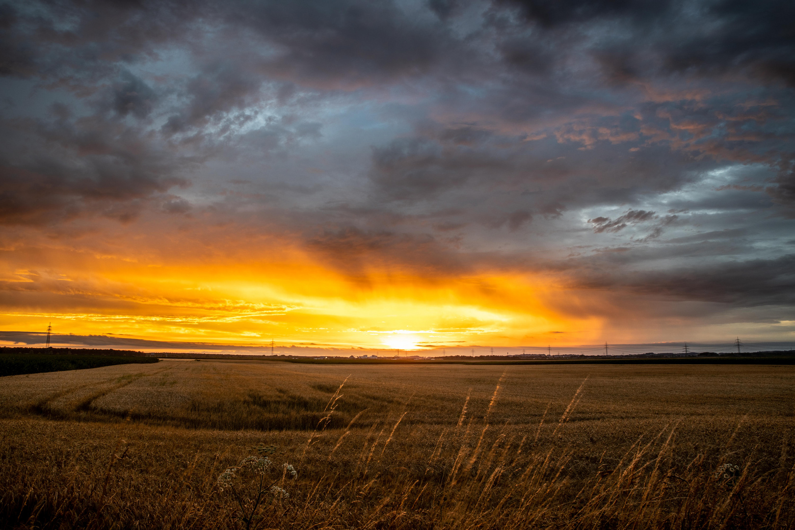 Sonnenuntergang bei Schlechtwetter 2