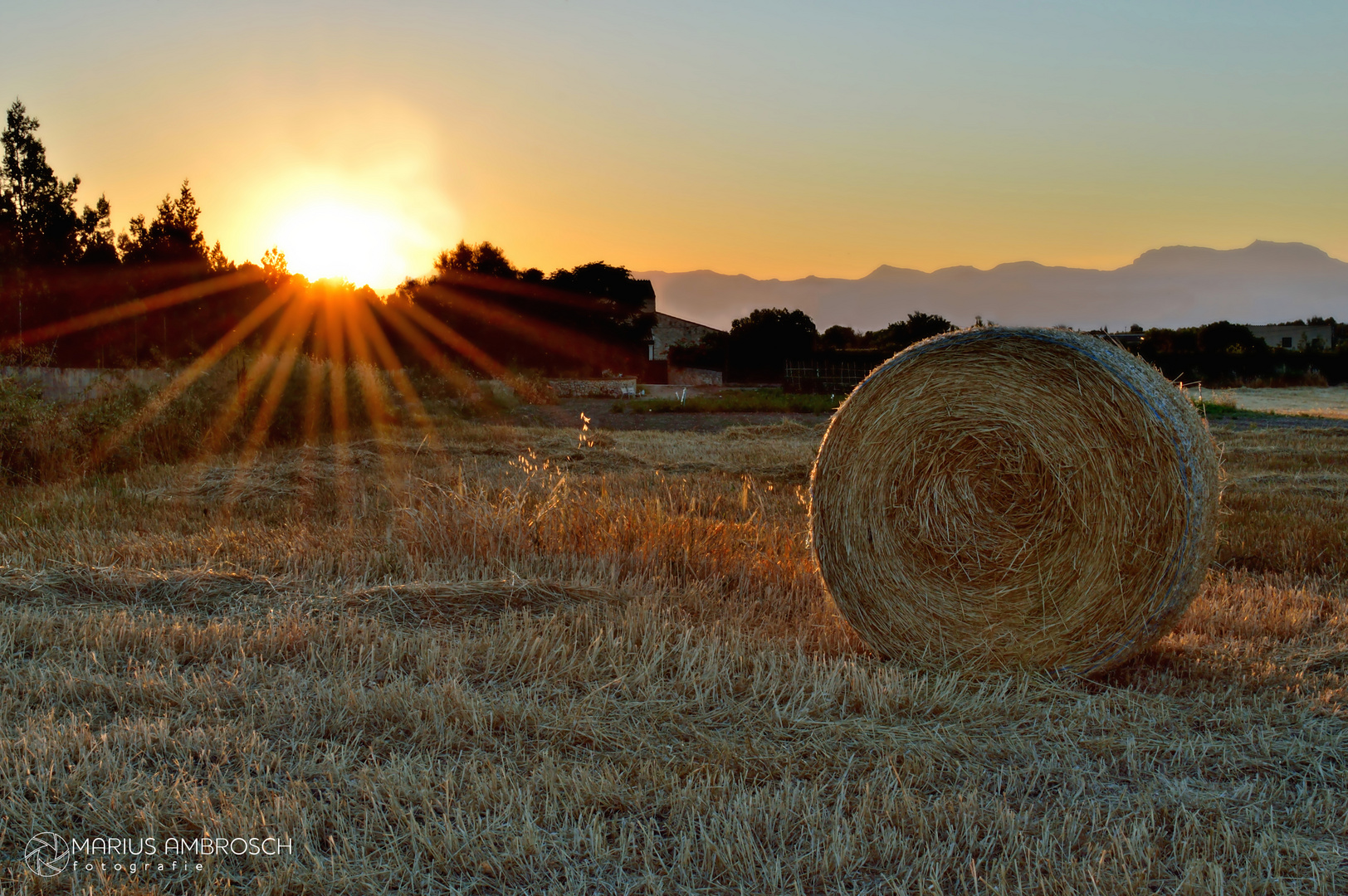 Sonnenuntergang bei Sineu