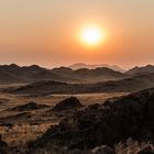 Sonnenuntergang bei Sossusvlei