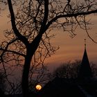 Sonnenuntergang bei St. Johannis, Nordstemmen