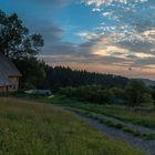 Sonnenuntergang bei St. Märgen