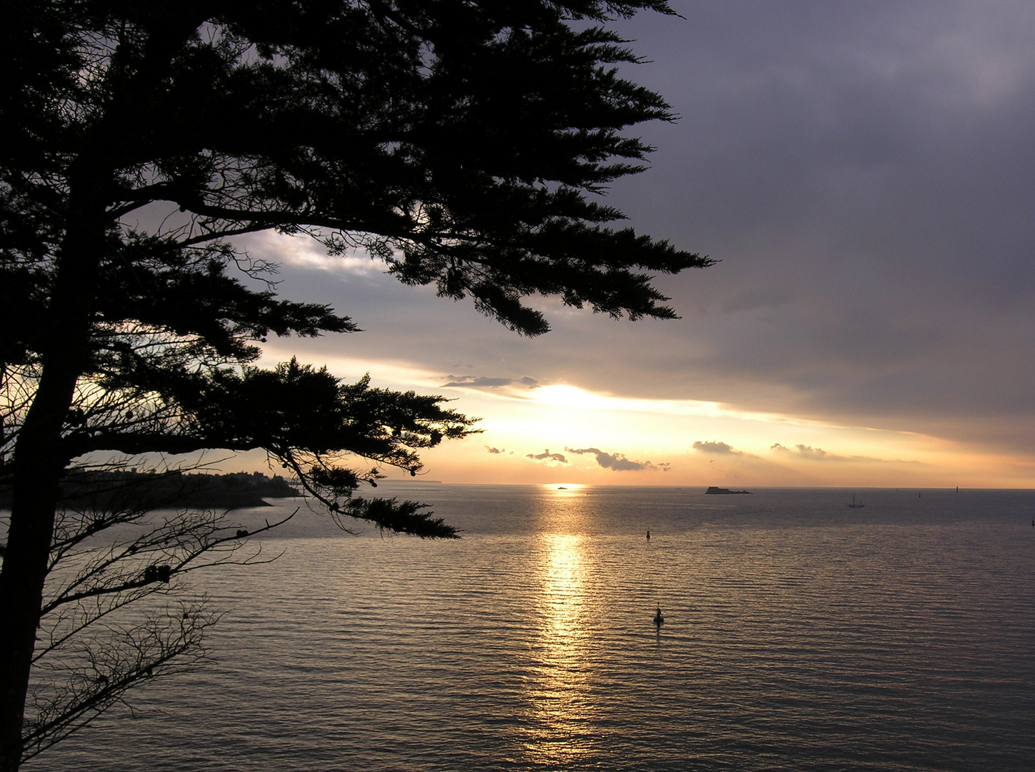 Sonnenuntergang bei St. Malo