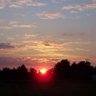 Sonnenuntergang bei Straelen / Niederrhein