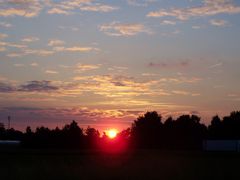 Sonnenuntergang bei Straelen / Niederrhein