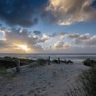 Sonnenuntergang bei Sturm