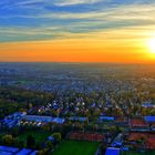 Sonnenuntergang bei Stuttgart