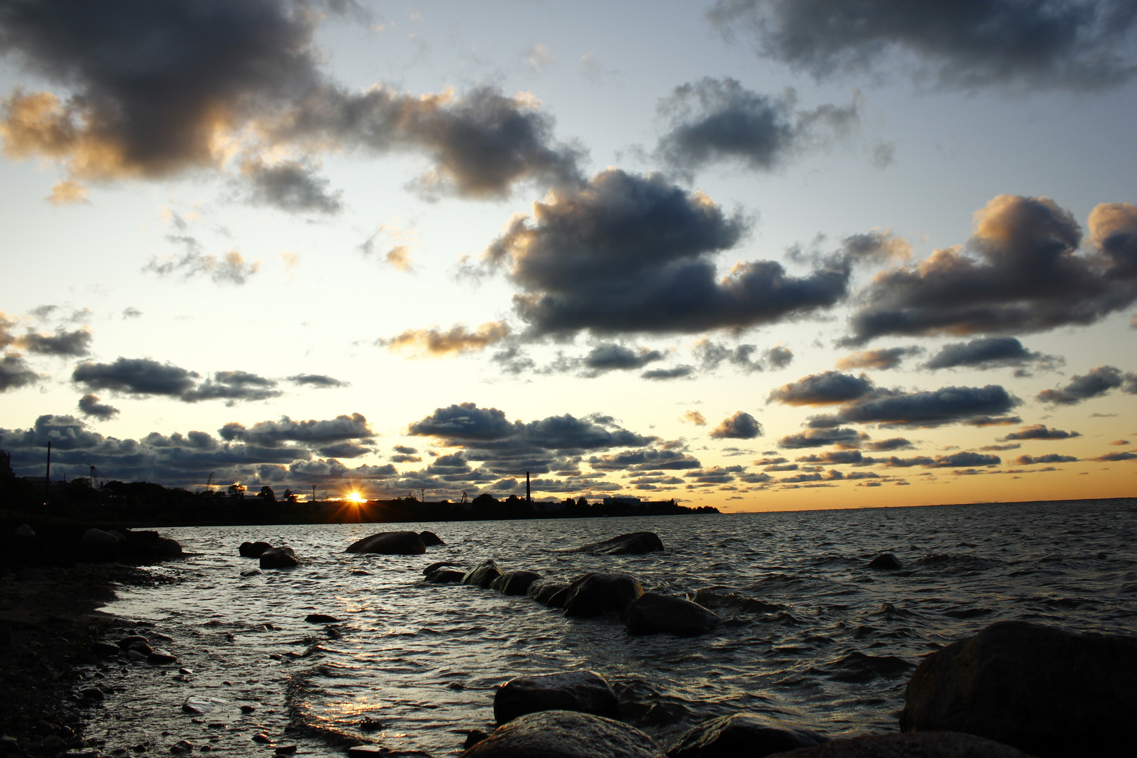 Sonnenuntergang bei Tallinn