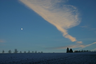 Sonnenuntergang bei Taunusstein