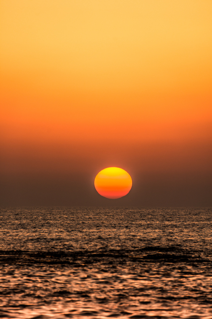 Sonnenuntergang bei Tel Aviv