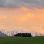 Sonnenuntergang bei Traunstein