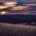 Sonnenuntergang bei uns auf dem Berg