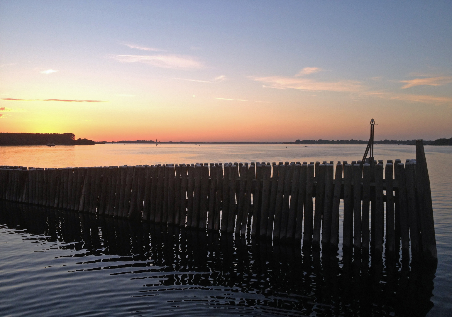 Sonnenuntergang bei Veere