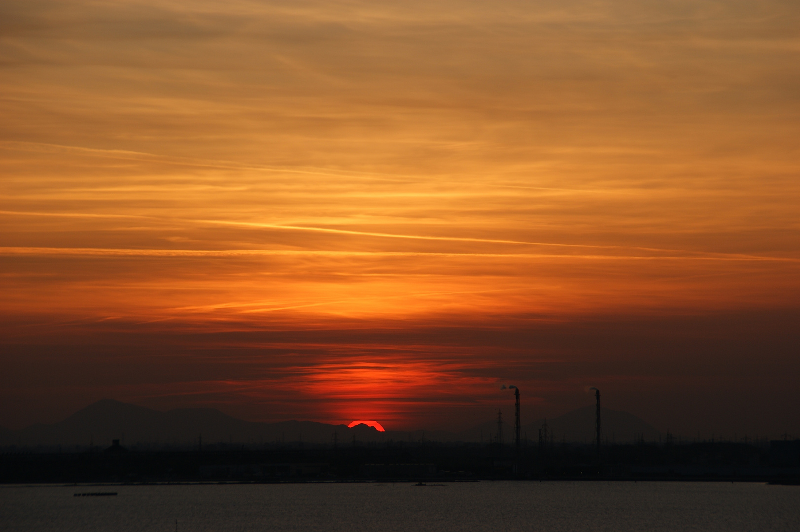 Sonnenuntergang bei Venedig II