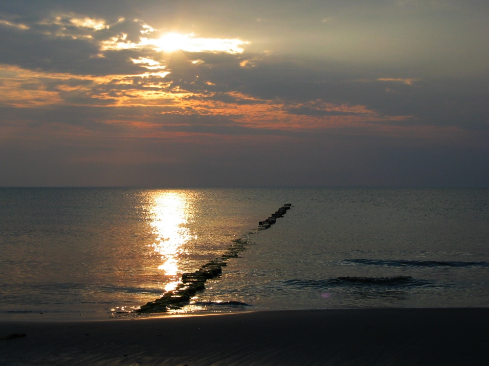 Sonnenuntergang bei Vitte