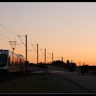 Sonnenuntergang bei Wallstadt