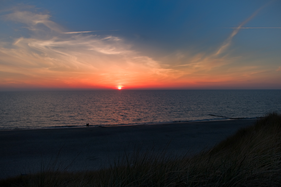 Sonnenuntergang bei Wenningstedt