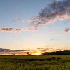 Sonnenuntergang bei Wensin