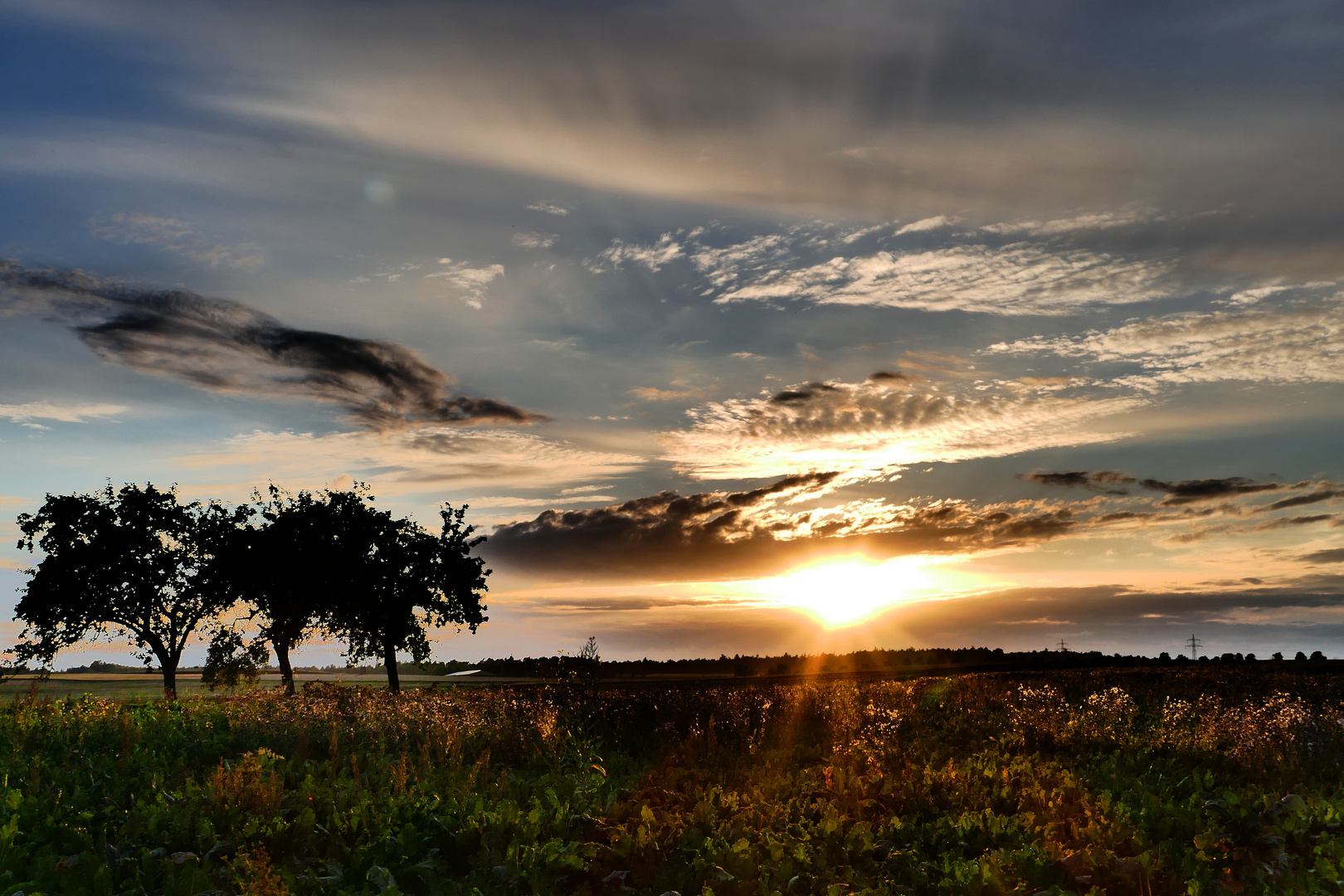 Sonnenuntergang bei Wertheim 2