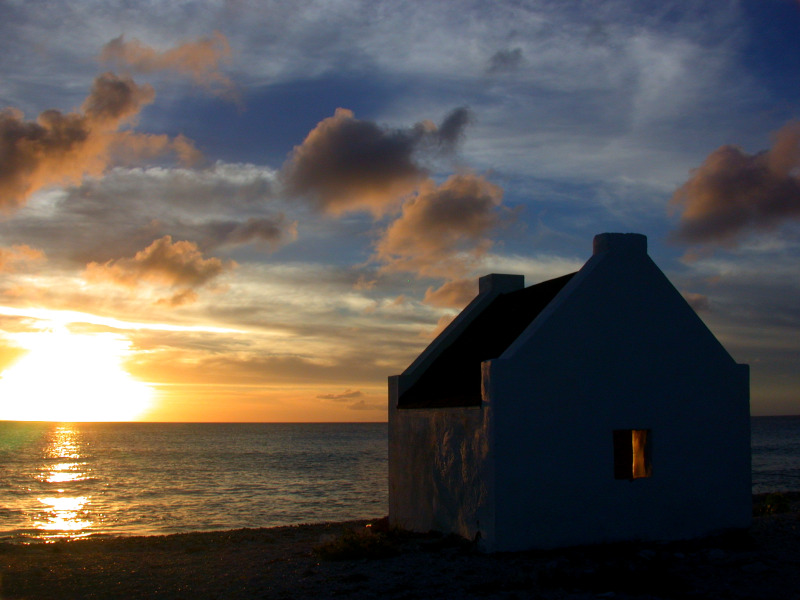 Sonnenuntergang bei White Slave von Gunter Noack