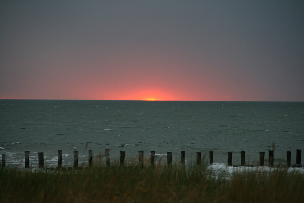 Sonnenuntergang bei Zingst