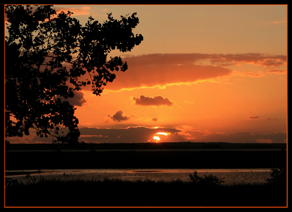 Sonnenuntergang bei Zingst