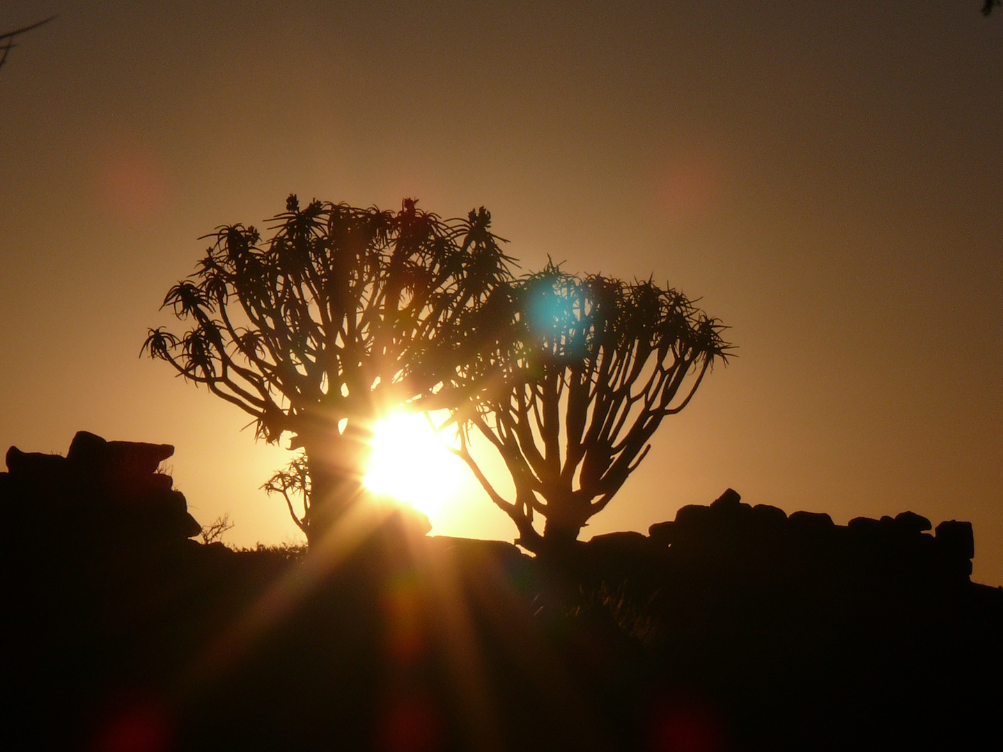 Sonnenuntergang beiGaras