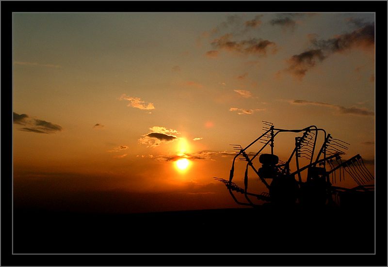 Sonnenuntergang beim Bauer Glaßl