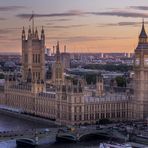 Sonnenuntergang beim Big Ben