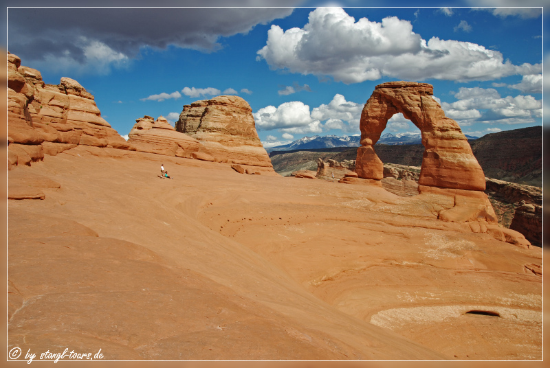 Sonnenuntergang beim Delicate Arch...