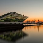 Sonnenuntergang beim Dockland