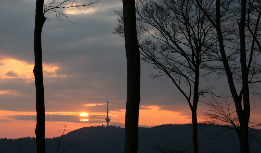 Sonnenuntergang beim Fernsehturm