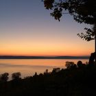 Sonnenuntergang beim Kloster Birnau