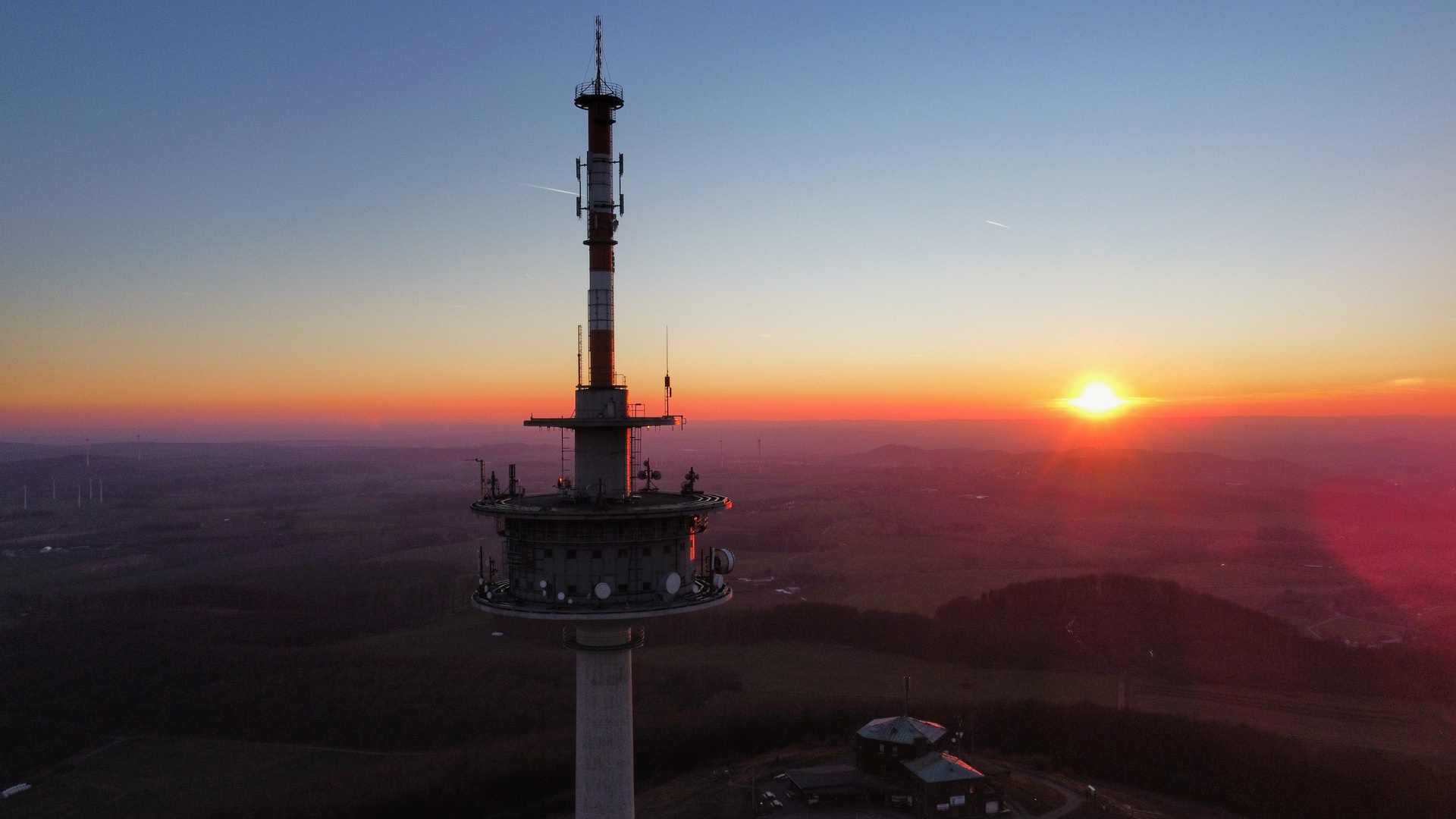 Sonnenuntergang beim Köterberg