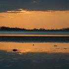 Sonnenuntergang beim Maloney Reservoir, Nebraska