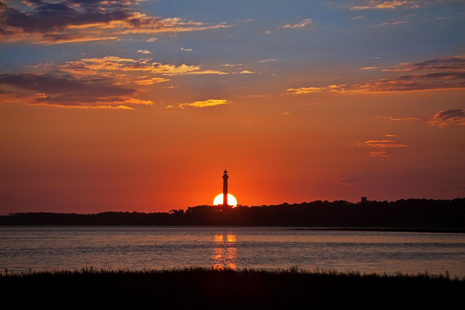 Sonnenuntergang beim Phare de la Coubre