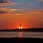 Sonnenuntergang beim Phare de la Coubre