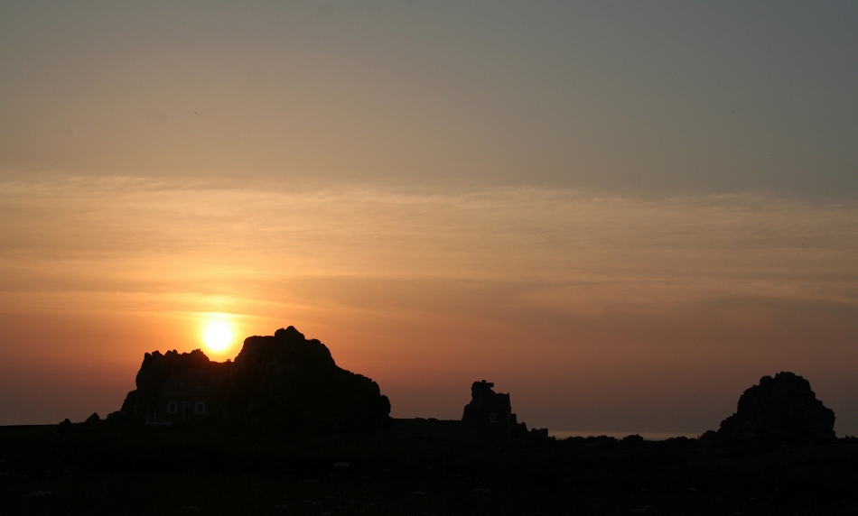 Sonnenuntergang beim Pointe du Chateau