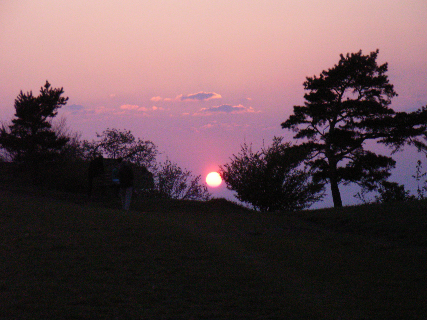 Sonnenuntergang beim Staffelberg