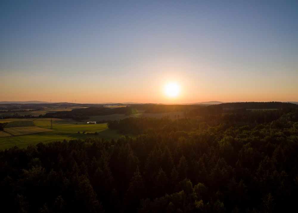 Sonnenuntergang beim Steinberg